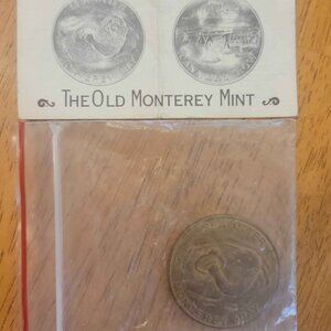 Monterey Bay Sea Otter Medallion from The Old Monterey Mint 1980's